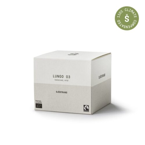 03 Lungo - balanced mild (10 kaffekapsler) fra Sjostrand