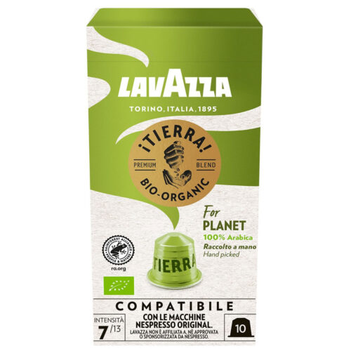 ¡Tierra! For Planet Organic kaffekapsler, 10 stk fra Lavazza