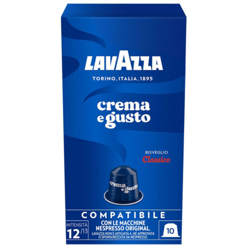 Crema e Gusto Classico kaffekapsler, 10 stk fra Lavazza