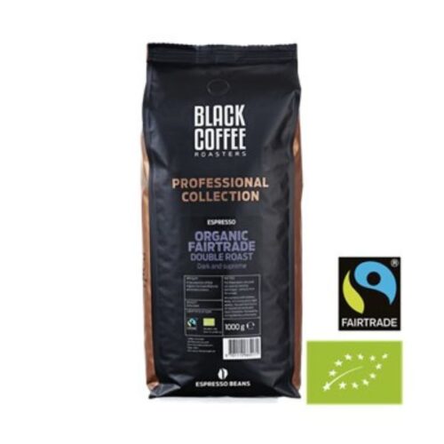 Black Coffee Roasters Pro Double Roast Fairtrade1kg Hele Bønner Øko fra Black Coffee Roaster
