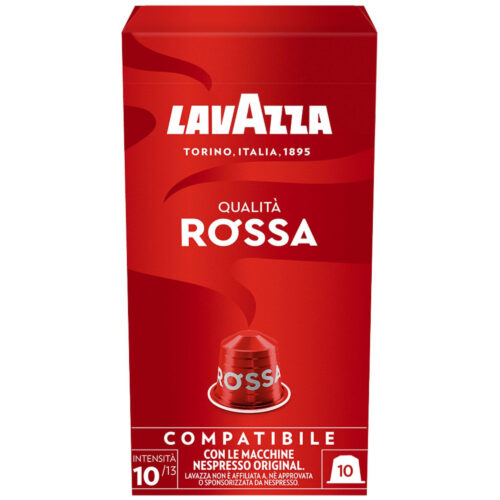 QualitÃ Rossa kaffekapsler, 10 stk fra Lavazza