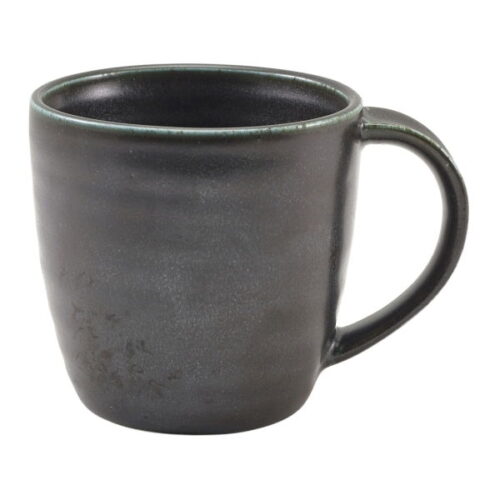 Cinder Sort Kaffekop 30cl Terra fra Genware