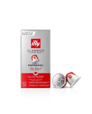 Illy Nespresso Ground Classic Capsules 10 Pcs