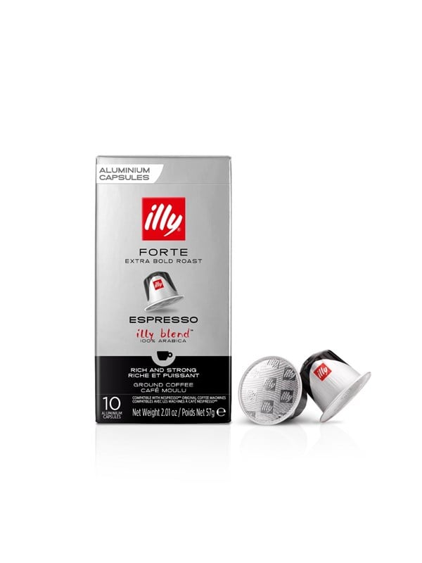 Illy Nespresso Ground Forte Capsules 10 Pcs