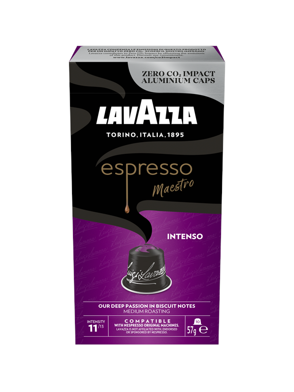 Lavazza Espresso Intensio Aluminium Caps 10 Pcs