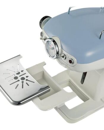 Ariete 1389 Vintage Kaffemaskine Med Mælkeskummer 15 Bar Lyseblå