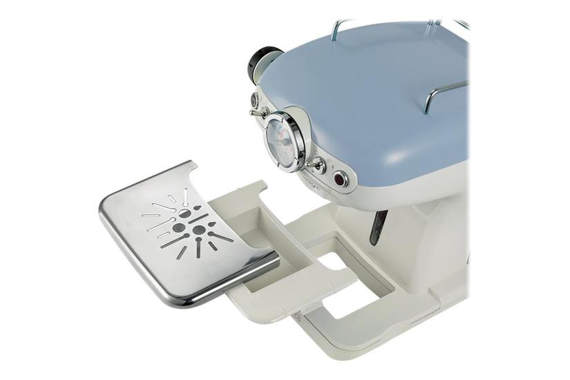 Ariete 1389 Vintage Kaffemaskine Med Mælkeskummer 15 Bar Lyseblå