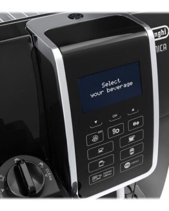 De Longhi Dinamica Ecam 350 55   Automatisk Kaffemaskine Med Mælkeskummer 15 Bar Sort