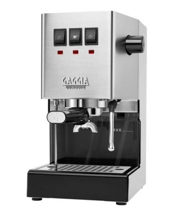 Gaggia Classic E24 Ri9481 11 Kaffemaskine Med Mælkeskummer 15 Bar Børstet Rustfrit Stål