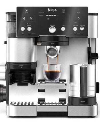 Ninja Luxe Café Essential Es501eu Automatisk Kaffemaskine Med Mælkeskummer Sølv