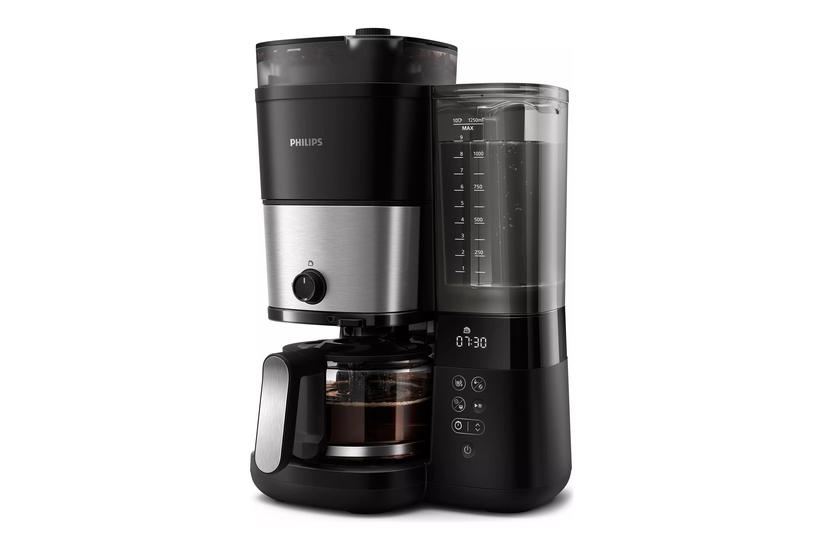 Philips All-in- Brew Hd7900 Kaffemaskine Sort Sølv
