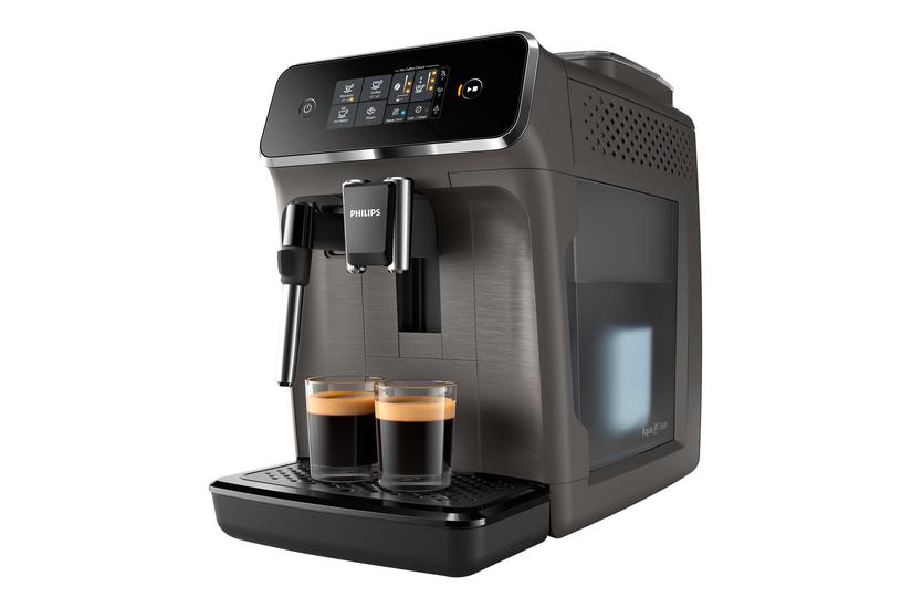 Philips Series 2200 Ep2224 Automatisk Kaffemaskine Med Mælkeskummer 15 Bar Kashmirgrå