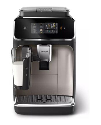 Philips Series 2300 Ep2336 Automatisk Kaffemaskine Med Mælkeskummer 15 Bar Sort Krom