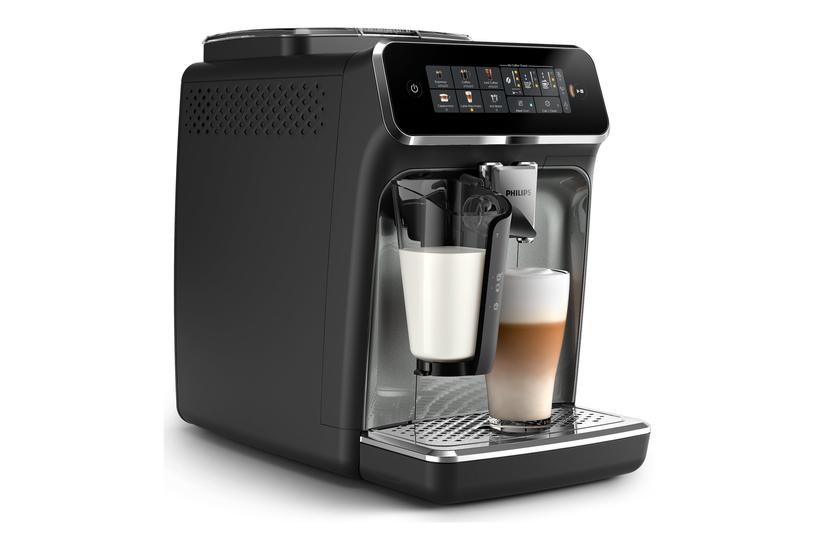 Philips 3300 Series Ep3349 Automatisk Kaffemaskine Med Mælkeskummer 15 Bar Sort
