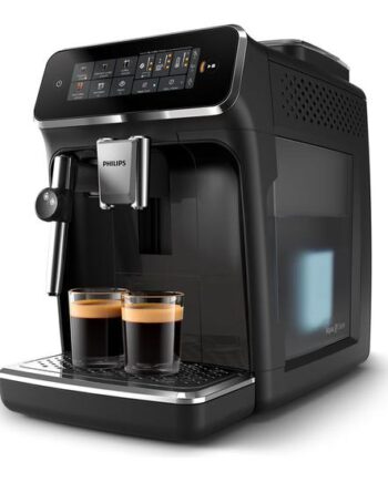 Philips 3300 Series Ep3321 Automatisk Kaffemaskine Med Mælkeskummer 15 Bar Sortlakeret